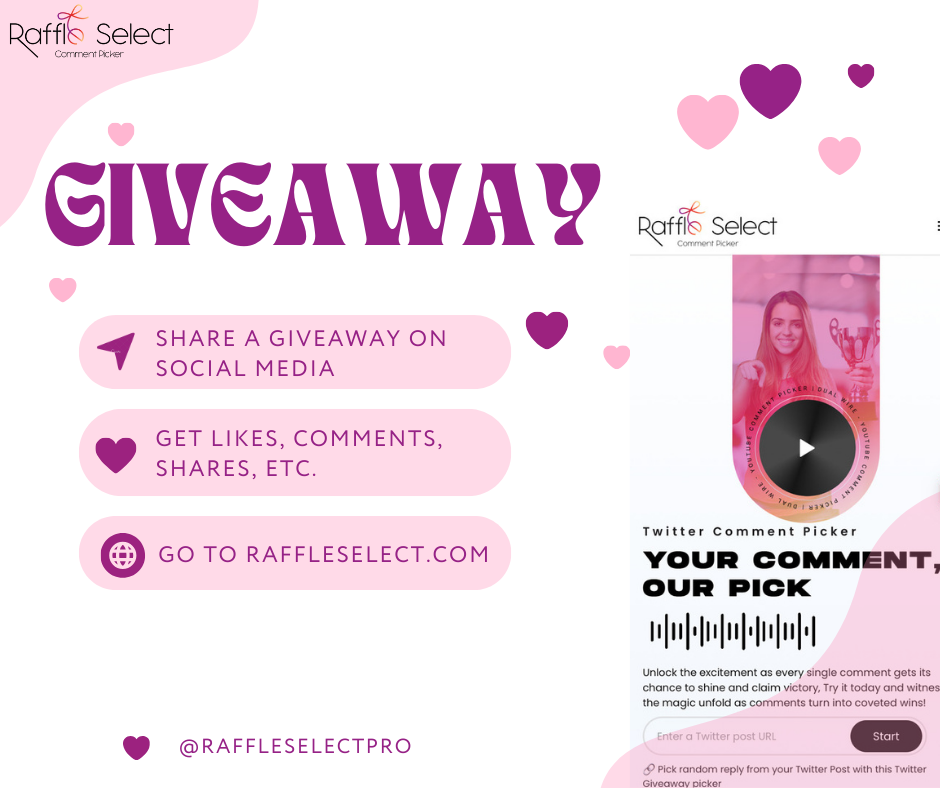 RaffleSelect Giveaway Management Platform Promo
