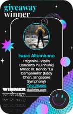 Digital Giveaway Winner Card