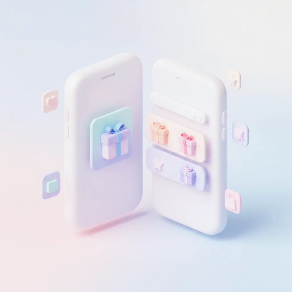 Two phones comparing a single-image post and a carousel post